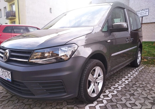 Volkswagen Caddy cena 59900 przebieg: 183300, rok produkcji 2017 z Wisła małe 56
